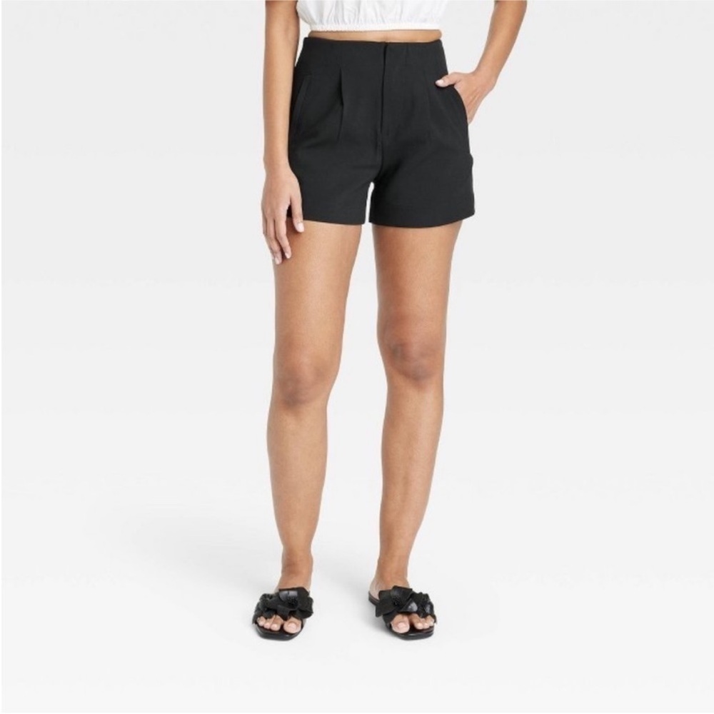 a new day Women's High Waist Black Shorts